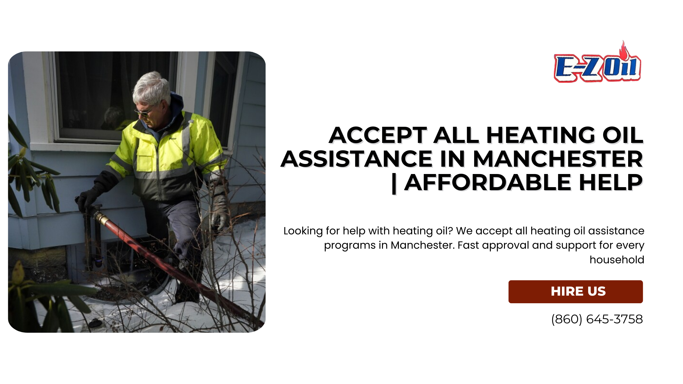 Local company accepting heating oil assistance Manchester.